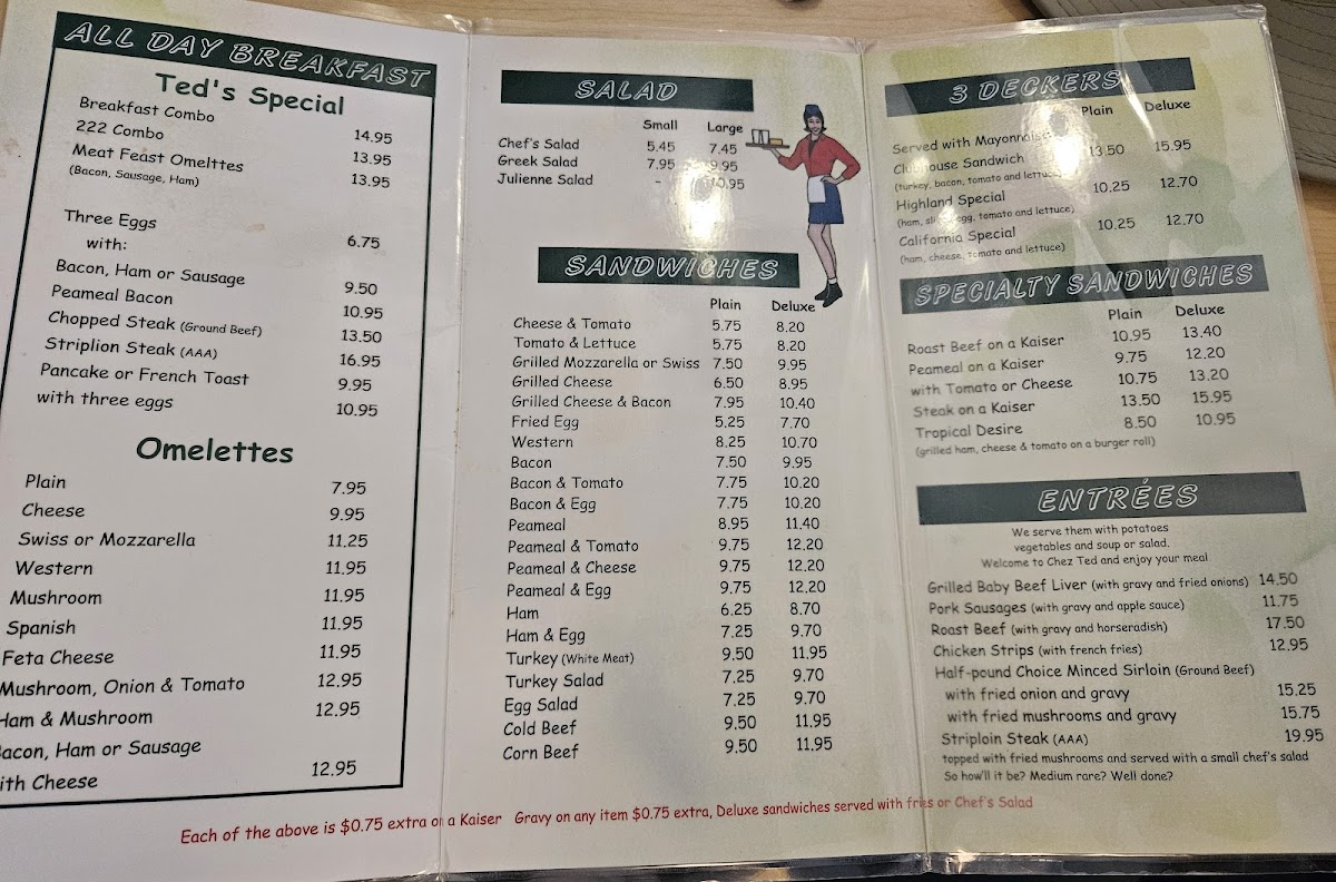 Menu Ted's Restaurant-2