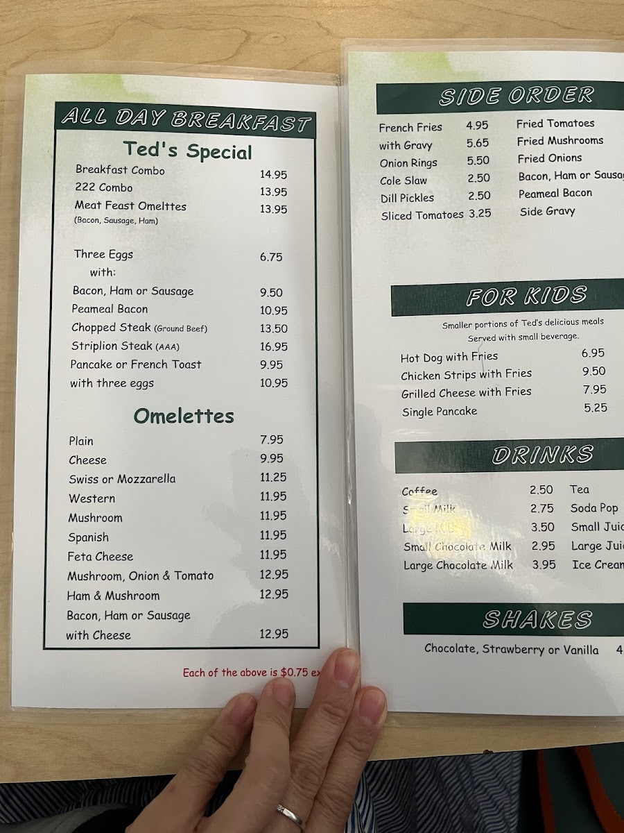 Menu Ted's Restaurant-3