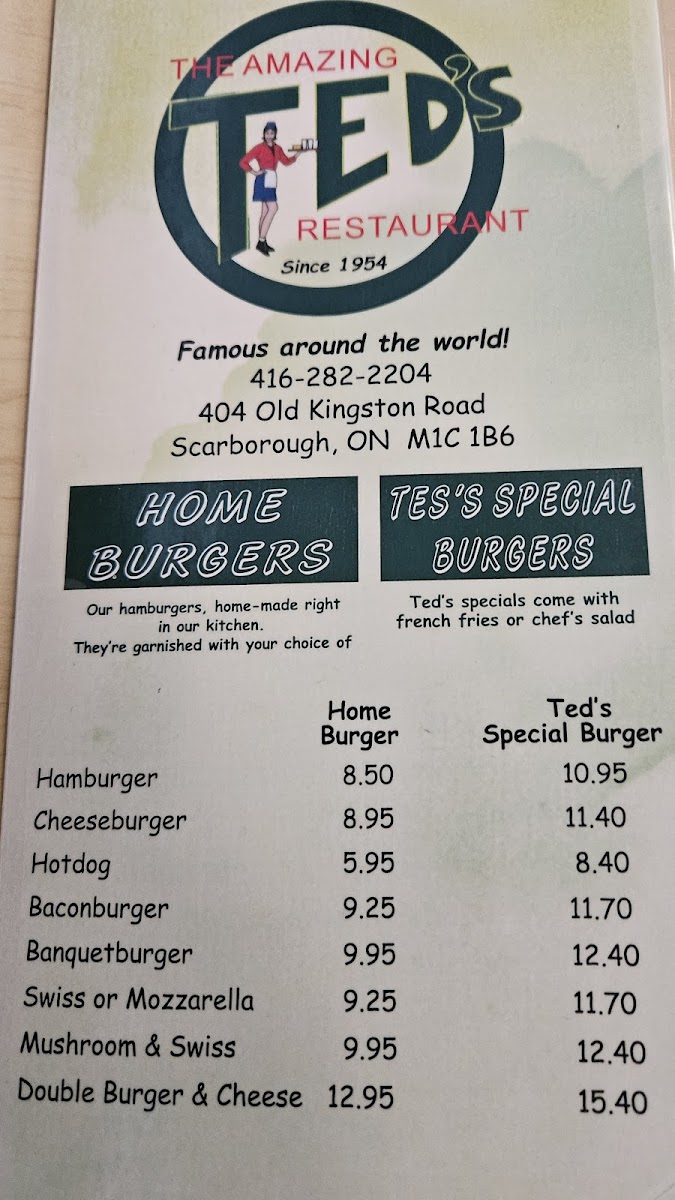 Menu Ted's Restaurant-4