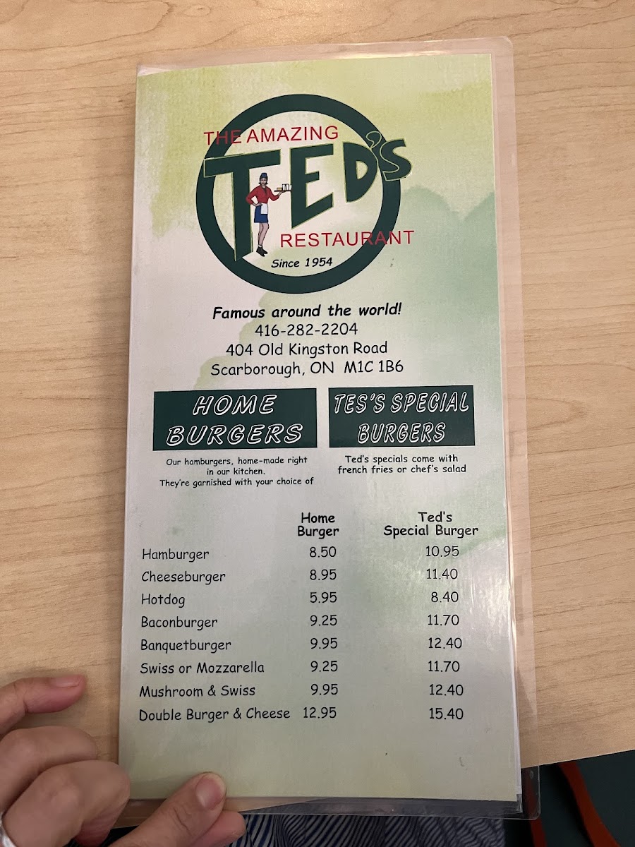 Menu Ted's Restaurant-5