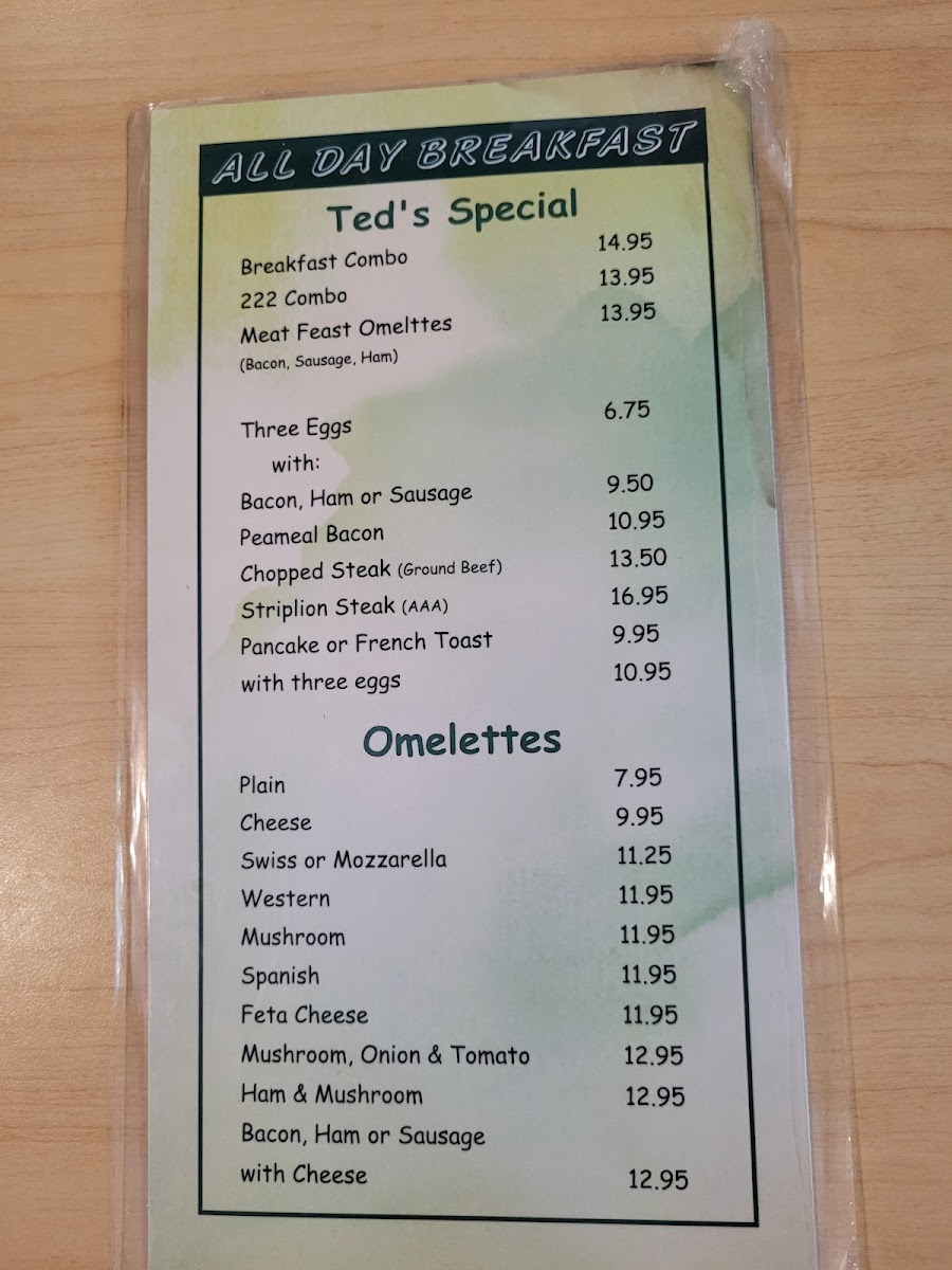 Menu Ted's Restaurant-9